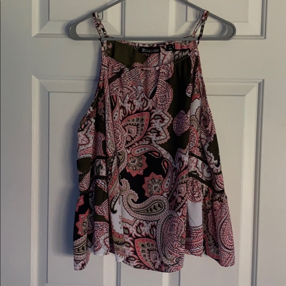 7th Avenue New York & Company Cold-Shoulder Blouse
